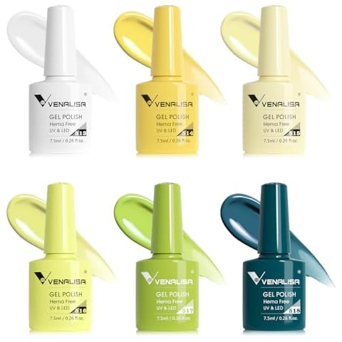 VENALISA 6 Colour Gel Nail Polish Set Cover