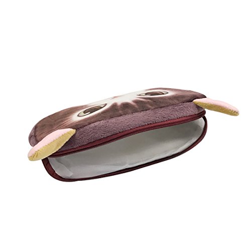 Image of Wrapables Dog /Cat Face Zippered Pencil Case (Set of 2)