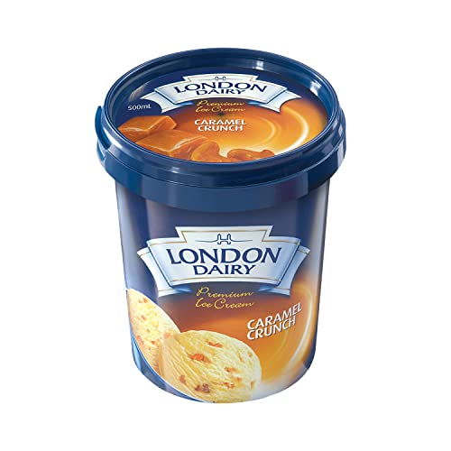 London Dairy Caramel Crunch Ice Cream 500ml