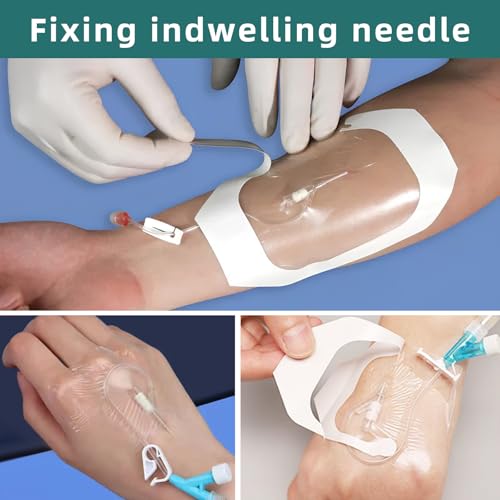 Ifwevs 20 Pack Transparent Film Dressing, 4 In X 4.75 In Waterproof Wound Bandage Adhesive Patches For Post Surgical Shower thumb #3