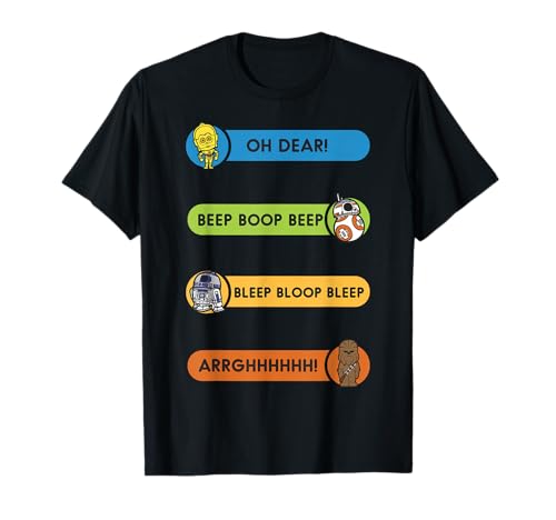 T-shirt Star Wars avec imprimé graphique vertical coloré au look rétro moderne