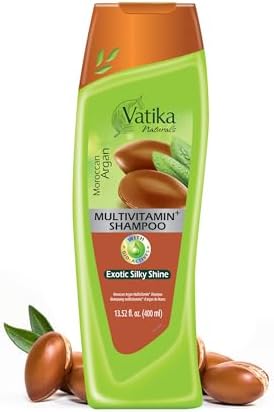 Vatika Naturals Nourishing Shampoo for Women, Daily Hair Care, Argan
