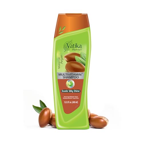 Vatika Naturals Nourishing Shampoo for Women, Daily Hair Care, Argan