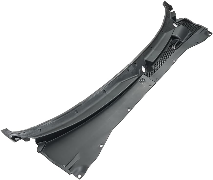 Windshield Wiper Cowl Panel Grille for 2001-2007 Ford Escape 2005-2007 Mercury Mariner Replacement for YL8Z78022A68AAA YL8Z78022A69AAA FO1271101 FO1271102 PP+Rubber Composite Black