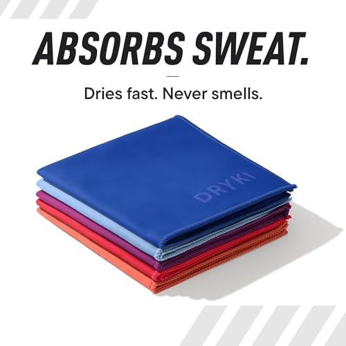 Sweat Absorbing Handkerchiefs - The Original Sport Microfiber Hankies for Wicking Sweat from Hands, Face, Body