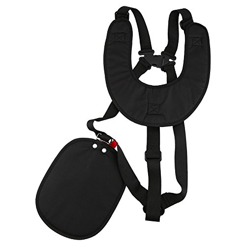 Double Strap Shoulder Harness Black Comfort Trimmers Strimmer Nylon Belt for Brushcutters