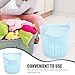BESTOYARD Laundry Basket with Handles 13.38X12.99X10.23 Inch Plastic Dirty Clothes Storage Bin for Home Organization Bathroom Bedroom Living Room