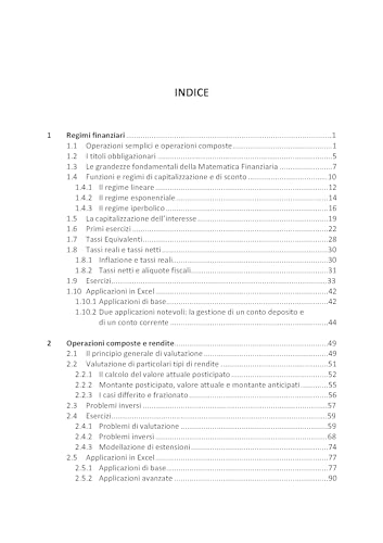 Matematica Finanziaria. Manuale Operativo Con Applicazioni In Excel - 2