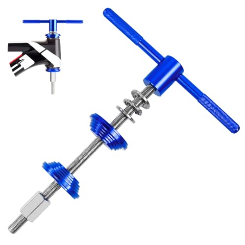 VGECEE Einpresswerkzeug Fahrrad Lager Presswerkzeug Pressfit Werkzeug Fahrrad Lager Auspress Werkzeug Steuersatz für Radfahren, Schaft Schüssel Zyklusreparaturwerkzeuge