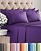 California King Size Sheet Set - 6 Piece Set - Hotel Luxury Bed Sheets - Extra Soft - Deep Pockets - Easy Fit - Cooling Sheets - Wrinkle Free - Purple Plum Bed Sheets - Cali Kings Sheets - 6 PC