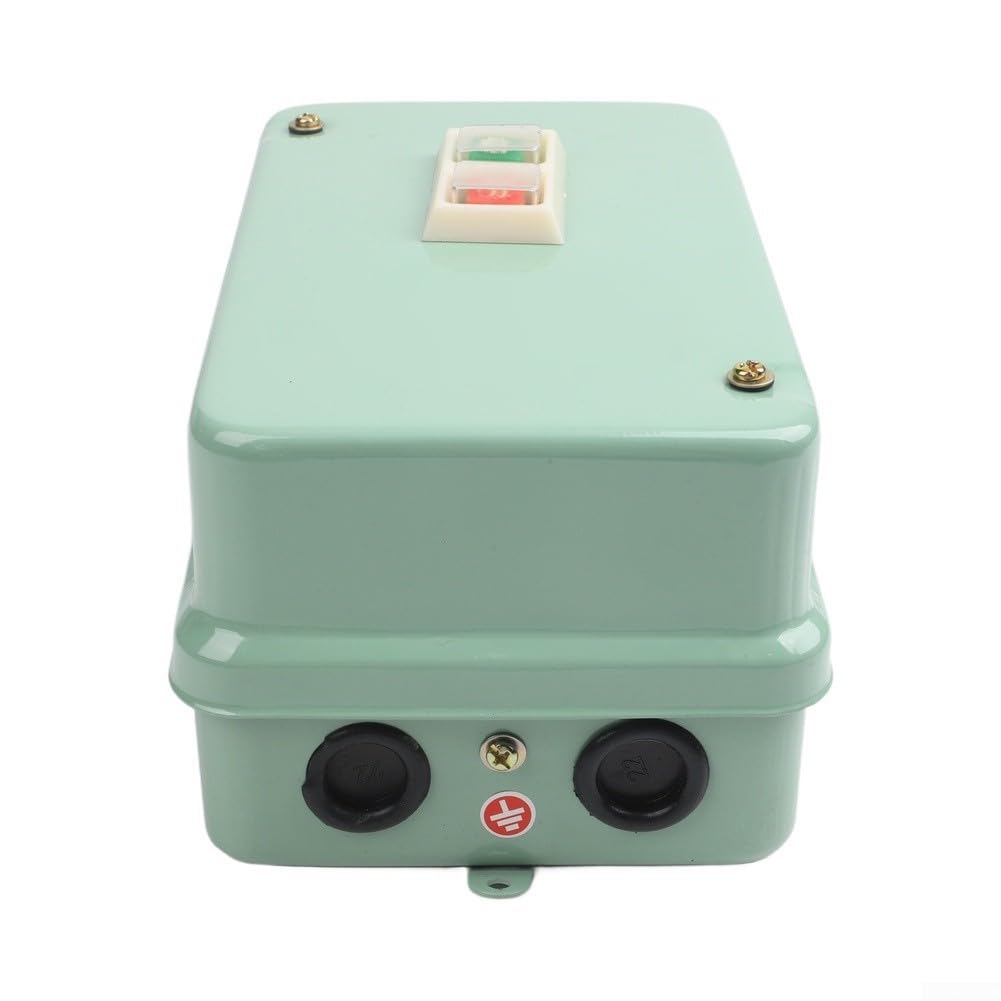 Protector de motor de arranque electromagnético 20 A 380 V 10 KA arranque directo | Carcasa de metal galvanizado, protección contra sobrecarga y fallo de fase, uso de automatización industrial (5.5