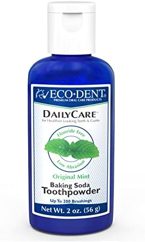 Eco-Dent DailyCare Baking Soda Toothpowder, Original Mint