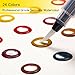 MEEDEN Watercolor Paint Set - 24 Colors Painting Supplies with 10 Watercolor Papers & Brush, Portable Art Paint Kit Perfect as Travel Set for Outdoor Artist