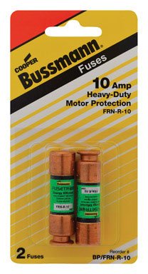 Fusible 10A Bussman BP/FRN-R-10 cartouche protection moteur