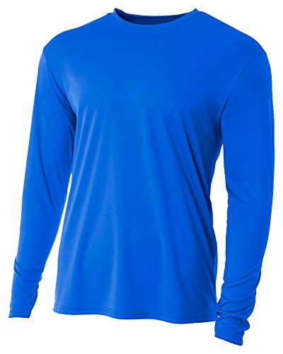 T-shirt anti-transpiration A4 bleu roi pour ado sport