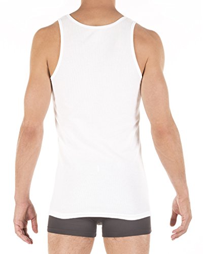 Tommy Hilfiger Men's Undershirts 3 Pack Cotton Classics A Shirt, White, Large