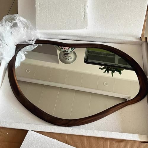 Miroir de Vanité Décoratif Asymétrique et Rectangulaire à Double Fixation - 7