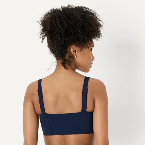 Image of Amazon Essentials Women's Active FormFlex Buttery Soft Light Support Bandeau Sports Bra with Adjustable Straps