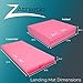Z Athletic Open Cell Landing Folding Mat for Gymnastics, Tumbling, and Martial Arts, 6 Ft x 3 Ft x 4 In