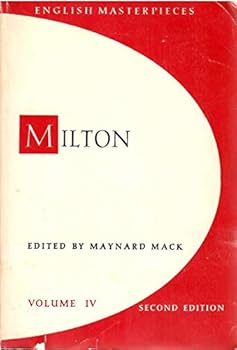 Paperback english masterpieces: milton Book