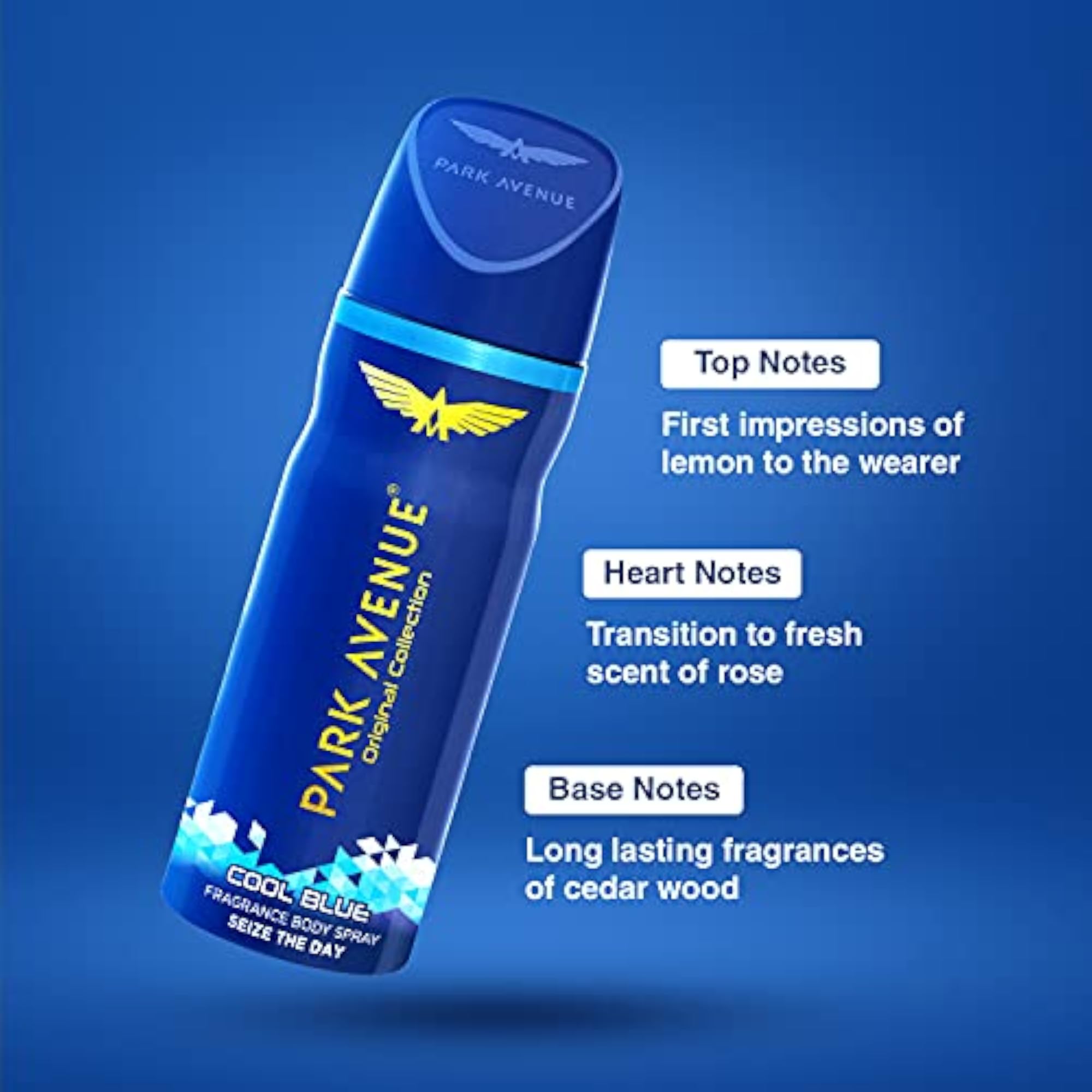 Male Original Cool Blue Fresh Deodorant Aerosol For Men, Pack Of 4