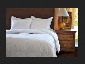 Natural Comfort Classic White Goose Feather Comforter, Queen Size