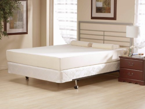 Orthosleep Products 7 Inch Flipable Double Sided Memory Foam & High Density Foam Mattress (Olympic Queen)