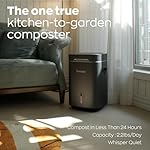 Reencle Prime Electric Composter - 14L Kitchen Composter, Decomposes Up to 2.2 lbs Food Waste Daily, Odorless Indoor Composting with Whisper-Quiet Technology & Rapid Decomposition (Silver) - Image 5
