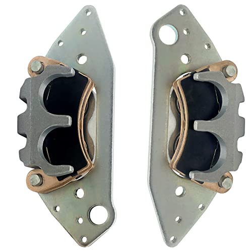 Left & Right Front Brake Calipers & Pads Sintered for Polaris RZR-1000-XP/XP4/S4/RS1 RZR-900-4-Seater Ranger-1000/900/800/570/Diesel General-1000 Brutus Pro-XD by JAVIK - Used condition - US$103.44