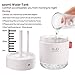 Portable Mini Humidifier, 500ml Small Cool Mist Humidifier, USB Personal Desktop Humidifiers for Baby Bedroom Travel Office Home, Auto Shut-Off, 2 Mist Modes, Super Quiet, White