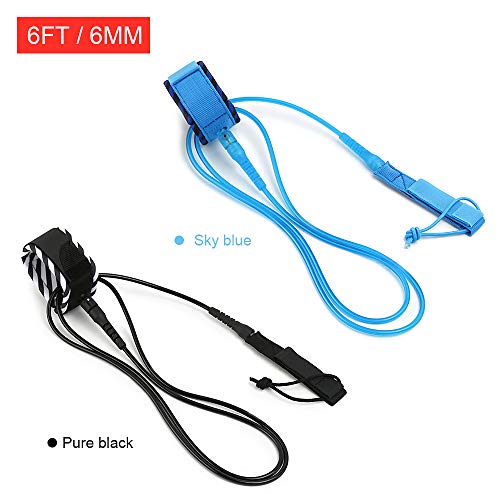 Domary Trela ​​de surf Trela ​​de prancha de surfe Leash de aço liso giratório Corda de surf Trela ​