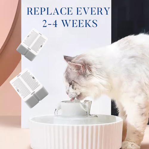 Filtros de repuesto para fuente de agua para gatos miniatura 6