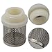 Stainless Steel Pump Suction Strainer Basket with Plastic Threaded Connector, Hose Filter for Garden Watering Equipment, Rain Bucket Accessories, Agriculture, Lawn Industrial Irrigation Use(3/4inch)