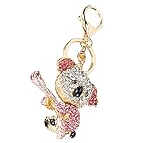 Exquisito regalo: el exclusivo llavero koala de diamantes de imitación se puede utilizar como un excelente regalo para niñas en cumpleaños, día de San Valentín, día de la madre, aniversarios, ceremonias de graduación u otras vacaciones.