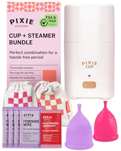 Pixie Menstrual Cup & Sterilizer Kit