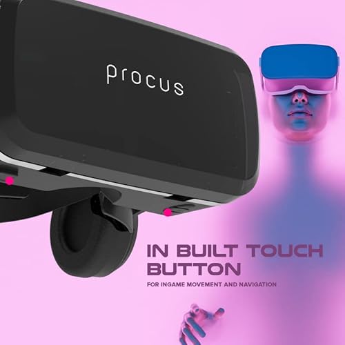 PROCUS ONE X VR Headset 3D Box 40mm Lense Touch Button