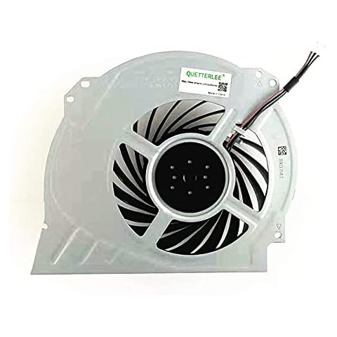 QUETTERLEE Replacement Internal Cooling Fan for Sony Playstation 4 Pro Ps4 Pro Fan CUH-7000 CUH-7XXX Cuh-7000Bb01 CUH-7215B 7000-7500 6X29Frs Series G95C12MS1CJ-56J14 G95C12MS1AJ-56J14 KSB1012H Fan Cover