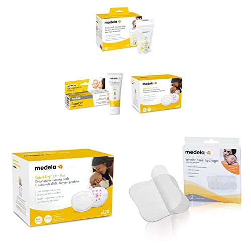 Image of Medela Breast Milk Storage Bags, 100 Count, Ready to Use Breastmilk Bags for Breastfeeding, Self Standing Bag, Space Saving Flat Profile, Hygienically Pre-Sealed, 6 Ounce