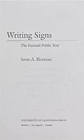 Algopix Similar Product 4 - Writing Signs: The Fatimid Public Text