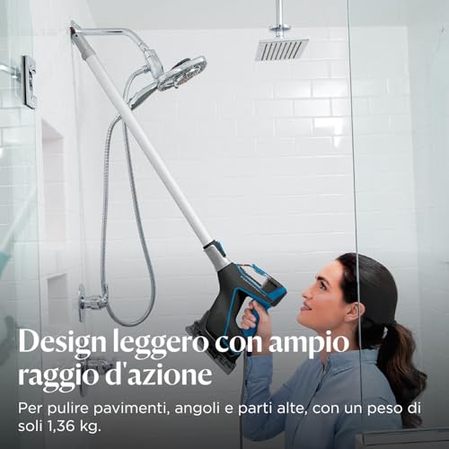 Bissell Powerfresh Slim Steam, Pulitore A Vapore 3In1, Si Trasforma Da Sistema Di Pulizia A Vapore Per I Pavimenti A Portatile, Leggero, Pulitore Portatile Multifunzione, Access Inclusi, 1600W, 4268N - 4