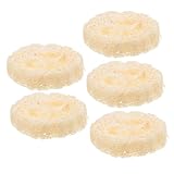 WOFASHPURET 5stücke Loofah Seifenhalter Natürliche Luffa Schwämme Für Badezimmer Küchen Und...