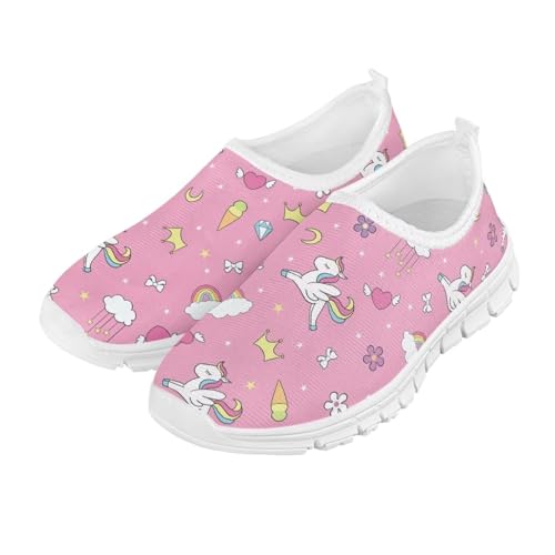 Girls Boys Shoes Casual Slip On Walking Shoes Comfortable Flat Athletic Sneakers for Kids Wide Fitting Shoes