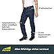 FAST WAY Motorrad Jeans Herren, EN Geprüfte Motorradhose Herren Klasse A, Entnehmbare Knie Protektoren, Hüfte, Gesäß & Knie Verstärkt, Sicherheitsnähte an Sturzpositionen, Blue Jeans, W32/L32