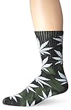 HUF Plantlife Crew Socks Tie Dye - Green