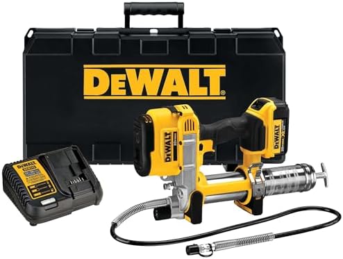 DEWALT Grease Gun Kit 20V MAX with 4.0Ah Battery and Charger, Cor...