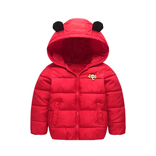 F_Gotal Children Clothing Infant and Toddler Baby Boys Girls Winter Warm Cotton Puffer Cartoon Coats Kids Thicken Jacket Outerwear