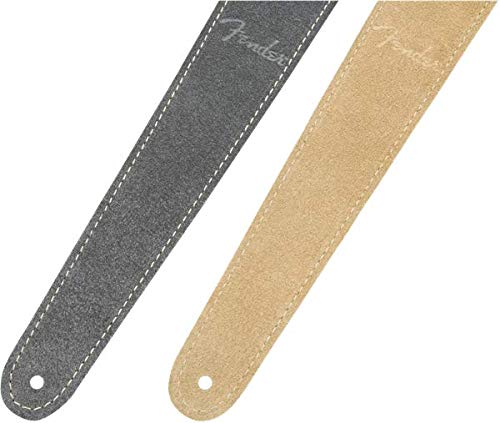 Fender Reversible Suede Guitar Strap, 2In, Gray/Tan #TOP3