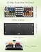 20 Way Fuse Box 16 Circuit Blade Fuse Block, Fuse Holder with Ground and Protection Cover, 12V 24V Blown Fuse DC SUB Panel for Car Boat Automotive Marine Vehicle Yacht Truck Trike RV SUV Ship