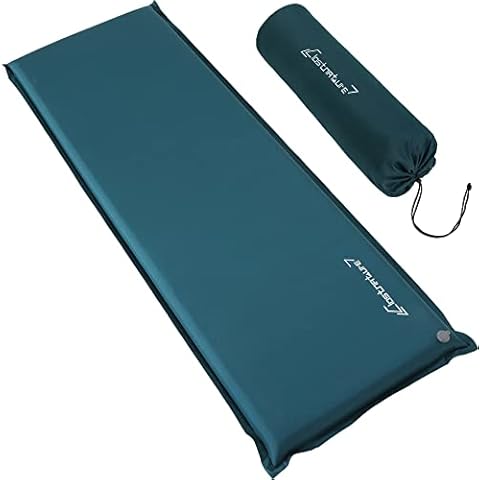 Clostnature Self Inflating Camping Mat - Lightweight Inflatable Sleeping Mat, Waterproof Sleeping Pad for Backpacking, Camping Foam Roll Mat for Hiking, Mountaineering, Thick Camping Mattress Cover