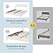 Allewie Queen Size Bed Frame with Adjustable Headboard, Faux Leather Platform Bed with Wood Slats, Heavy Duty Mattress Foundation, No Box Spring Needed, Noise-Free, Easy Assembly, White